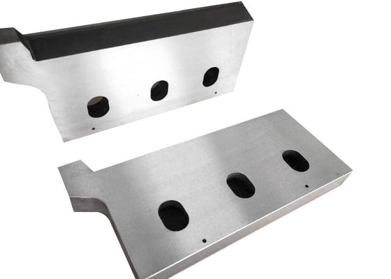 Qualität  Steel Sheet Metal Cutting Shear Blades Flying Shear Cutting For Rebars Fabrik